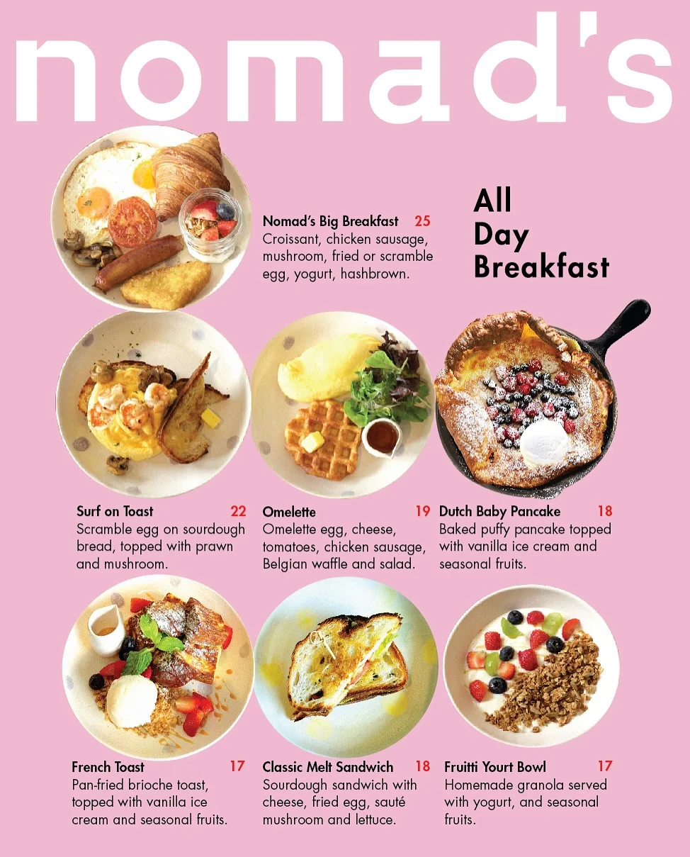 Menu preview for Nomad's