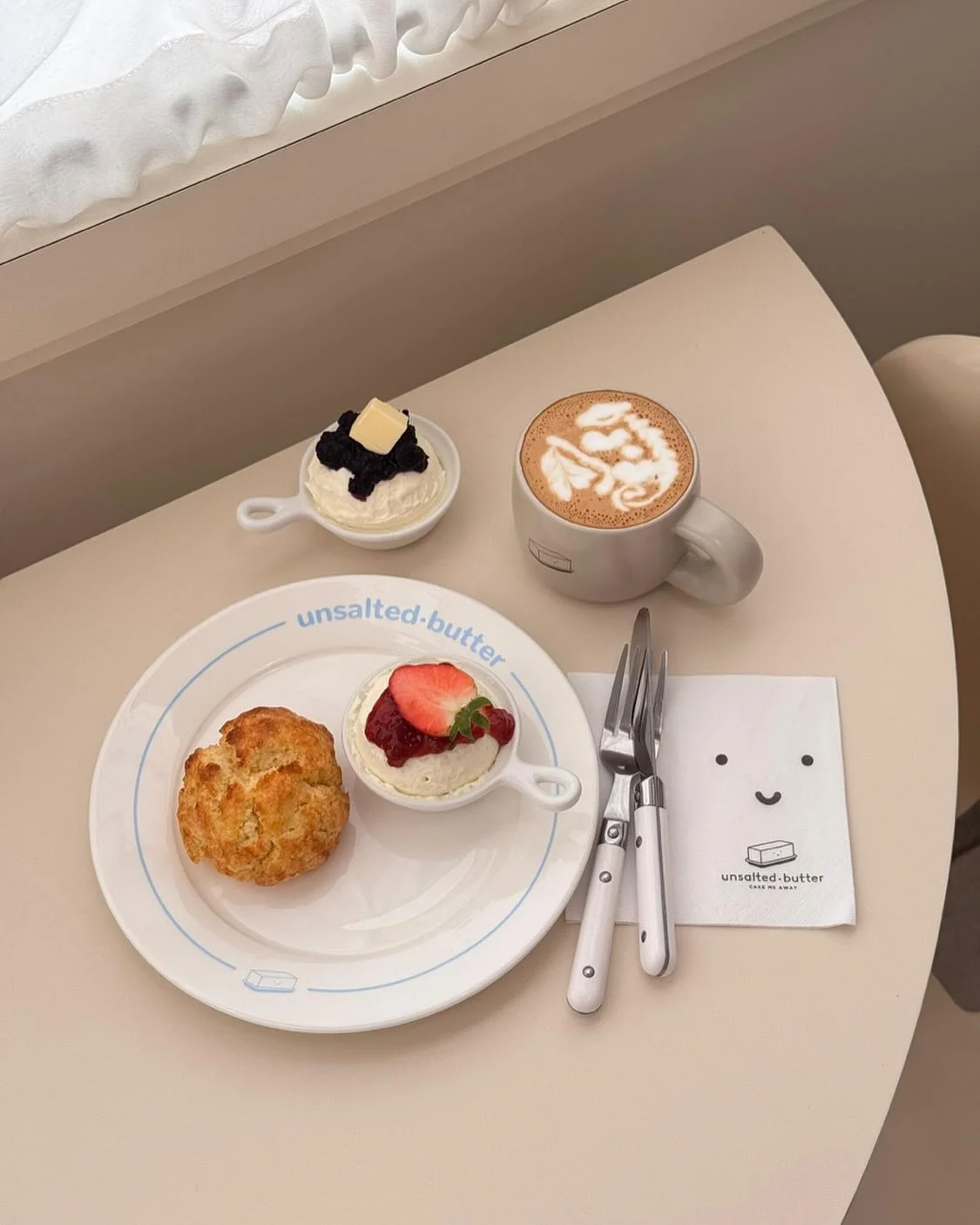 unsalted butter cafe