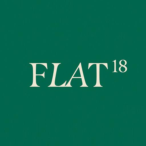 Flat 18 logo