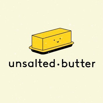 unsalted butter cafe logo